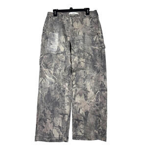 Hollister Baggy 30x30 Carpenter Pants Real Tree Camo Camouflage Skater Y2K